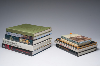 Douze publications li&eacute;es &agrave; la sc&egrave;ne artistique belge et &agrave; l'art en g&eacute;n&eacute;ral, 20&egrave;me/21&egrave;me si&egrave;cle