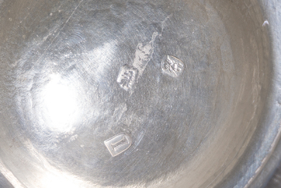 Chope de style George I en argent, Britannia standard, Londres, poin&ccedil;on de ma&icirc;tre John Robinson I, dat&eacute; 1724