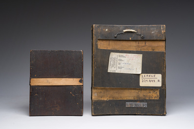 Deux ic&ocirc;nes orthodoxes, 'Saint Nicolas' et 'Quatre saints', Russie, 18&egrave;me/19&egrave;me si&egrave;cle