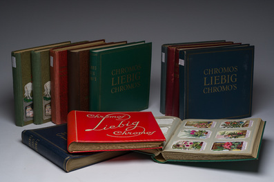 Grande collection vari&eacute;e d'albums de Chromos Liebig, 19&egrave;me/20&egrave;me si&egrave;cle