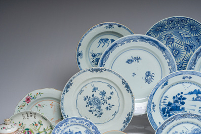 Collection vari&eacute;e en porcelaine de Chine, Kangxi et post&eacute;rieur