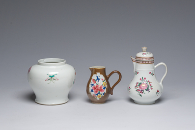 Collection vari&eacute;e en porcelaine de Chine, Kangxi et post&eacute;rieur