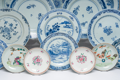 Collection vari&eacute;e en porcelaine de Chine, Kangxi et post&eacute;rieur