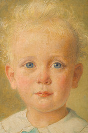 Willem Van Nieuwenhoven (1879-1973): 'Abje', huile sur toile, dat&eacute; 1933