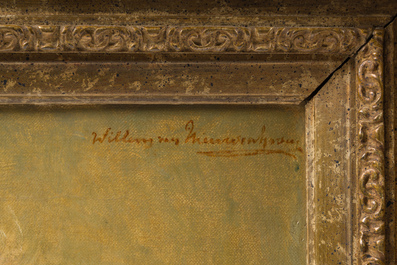 Willem Van Nieuwenhoven (1879-1973): 'Abje', huile sur toile, dat&eacute; 1933