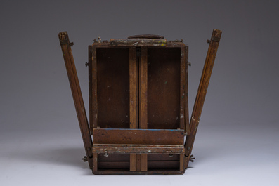 Chevalet de type plein air en bois, 20&egrave;me si&egrave;cle