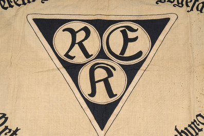 Banni&egrave;re de la 'Reichsvereinigung ehem. Kriesgefangener', Charlottenburg, Allemagne, 20&egrave;me si&egrave;cle