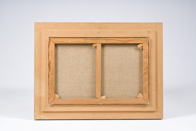 Paul Alfred Marie Daxhelet (1905-1993): Un rituel maya, huile sur toile