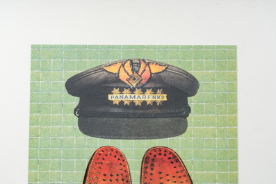 Panamarenko (Henry Van Herwegen, 1940-2019): 'Magnetic shoes' de la s&eacute;rie U-control III, multiple, &eacute;d. A.P.