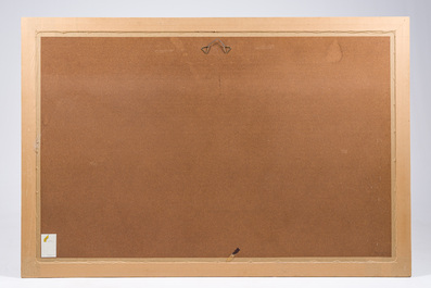 Frans Van Kerckhove (1945-2017): Nu f&eacute;minin allong&eacute;, pastel sur papier, dat&eacute; (19)97