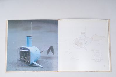 Panamarenko (Henry Van Herwegen, 1940-2019): 'Donnariet', s&eacute;rigraphie en couleurs, &eacute;d. 86/175, (2003)