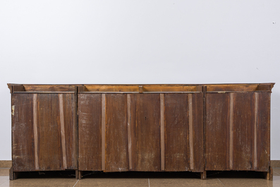 Biblioth&egrave;que George III en acajou, Angleterre, 19&egrave;me si&egrave;cle