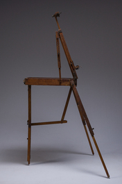Chevalet de type plein air en bois, 20&egrave;me si&egrave;cle