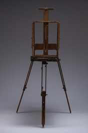 Chevalet de type plein air en bois, 20&egrave;me si&egrave;cle