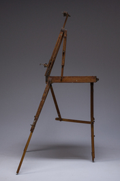 Chevalet de type plein air en bois, 20&egrave;me si&egrave;cle