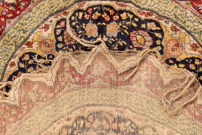 A varied collection of oriental carpets and various fragments with a.o. gold and silver thread, a.o. Turkey, 20th C.