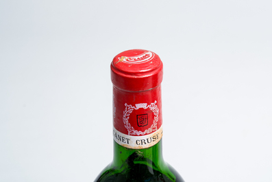 Acht flessen Ch&acirc;teau Pontet Canet, Pauillac, Cruse &amp; Fils Fr&egrave;res, 1970