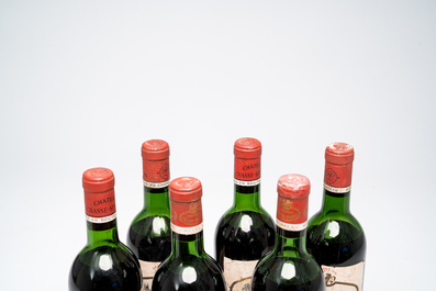 Six bottles of Ch&acirc;teau Chasse-Spleen, 1966