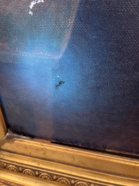 Emile Claus (1849-1924): 'Pauvres des champs', huile sur toile, dat&eacute; 1893-1894