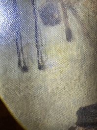 Emile Claus (1849-1924): 'Pauvres des champs', huile sur toile, dat&eacute; 1893-1894