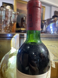 1971-1974 Ch&acirc;teau Latour et Ch&acirc;teau Mouton Rothschild, 7 bouteilles