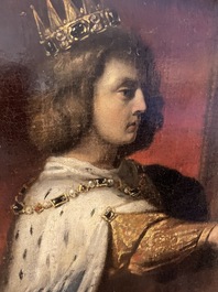 Theodore Boeyermans (1620-1678, attribu&eacute; &agrave;): Le jugement de Salomon, huile sur toile, 17&egrave;me si&egrave;cle