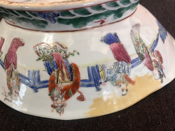 Collection vari&eacute;e en porcelaine de Chine famille rose, noire et monochrome, 19&egrave;me/20&egrave;me si&egrave;cle