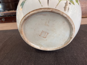 Collection vari&eacute;e en porcelaine de Chine famille rose et qianjiang cai, 18&egrave;me/20&egrave;me si&egrave;cle