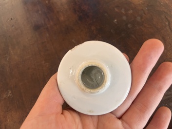 Collection vari&eacute;e en porcelaine de Chine bleu et blanc, Kangxi et post&eacute;rieur