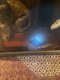 Theodore Boeyermans (1620-1678, attribu&eacute; &agrave;): Le jugement de Salomon, huile sur toile, 17&egrave;me si&egrave;cle