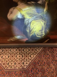 Theodore Boeyermans (1620-1678, attribu&eacute; &agrave;): Le jugement de Salomon, huile sur toile, 17&egrave;me si&egrave;cle