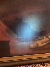 Theodore Boeyermans (1620-1678, attribu&eacute; &agrave;): Le jugement de Salomon, huile sur toile, 17&egrave;me si&egrave;cle