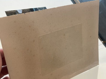 James Ensor (1860-1949): Les vieux polissons, eau forte, dat&eacute; 1895