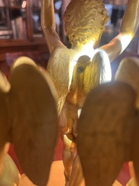 Cand&eacute;labre Charles X &agrave; six lumi&egrave;res en bronze dor&eacute;, France, attribu&eacute; &agrave; Pierre-Philippe Thomire, ca. 1820-1830