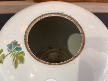 Collection vari&eacute;e en porcelaine de Chine famille rose et qianjiang cai, 18&egrave;me/20&egrave;me si&egrave;cle