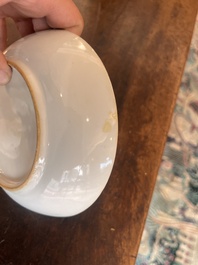 Collection vari&eacute;e en porcelaine de Chine bleu et blanc, Kangxi et post&eacute;rieur