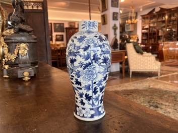 Collection vari&eacute;e en porcelaine de Chine bleu et blanc, Kangxi et post&eacute;rieur