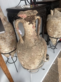 Grande amphore &agrave; huile de type 'Dressel 3' en terre cuite, &eacute;poque romaine, 1er-3&egrave;me si&egrave;cle