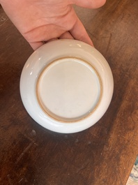 Collection vari&eacute;e en porcelaine de Chine bleu et blanc, Kangxi et post&eacute;rieur