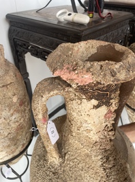 Grande amphore &agrave; huile de type 'Dressel 3' en terre cuite, &eacute;poque romaine, 1er-3&egrave;me si&egrave;cle