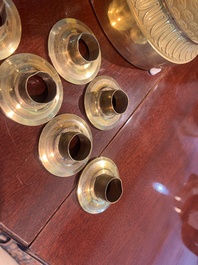 Cand&eacute;labre Charles X &agrave; six lumi&egrave;res en bronze dor&eacute;, France, attribu&eacute; &agrave; Pierre-Philippe Thomire, ca. 1820-1830