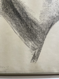 K&auml;the Kollwitz (1867-1945): 'Nachdenkende Frau', lithographie, [1920]