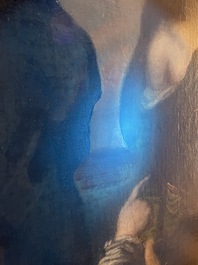 Theodore Boeyermans (1620-1678, attribu&eacute; &agrave;): Le jugement de Salomon, huile sur toile, 17&egrave;me si&egrave;cle