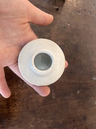 Collection vari&eacute;e en porcelaine de Chine bleu et blanc, Kangxi et post&eacute;rieur