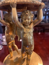 Cand&eacute;labre Charles X &agrave; six lumi&egrave;res en bronze dor&eacute;, France, attribu&eacute; &agrave; Pierre-Philippe Thomire, ca. 1820-1830