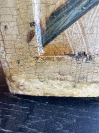 Ic&ocirc;ne orthodoxe, 'Christ &agrave; l'&oelig;il s&eacute;v&egrave;re', Russie, premier quart du 18&egrave;me si&egrave;cle