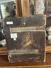 Ic&ocirc;ne orthodoxe, 'La R&eacute;surrection de Lazare' ('Voskresenie Lazara'), Russie, probablement Moscou, premi&egrave;re moiti&eacute; du 17&egrave;me si&egrave;cle