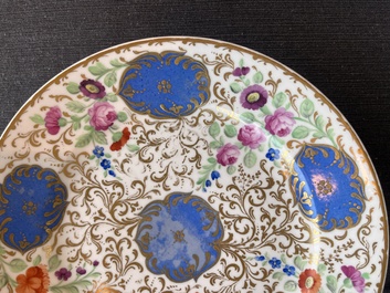Assiette en porcelaine du service du sultan de Turquie, manufacture imp&eacute;riale de Saint-P&eacute;tersbourg, Russie, p&eacute;riode de Nicolas Ier, 1825-1855
