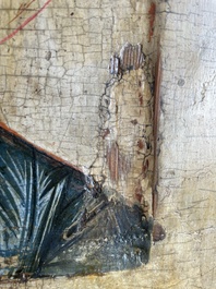 Ic&ocirc;ne orthodoxe, 'Christ &agrave; l'&oelig;il s&eacute;v&egrave;re', Russie, premier quart du 18&egrave;me si&egrave;cle