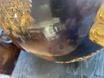 Vase tripode en porcelaine Satsuma de Japon, Meiji, 19&egrave;me si&egrave;cle